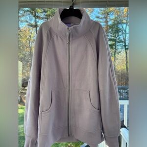 lululemon athletica lavender scuba, oversized hoodie
